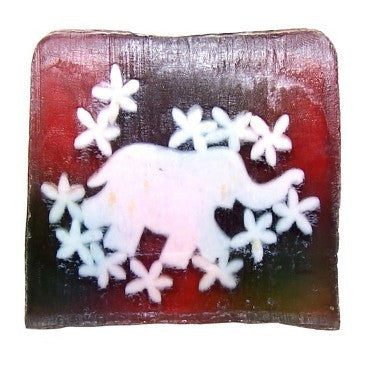 Pink Elephant Soap - 115g Slice (patchouli)