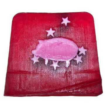 Pink Pig Soap - 115g Slice (musk)
