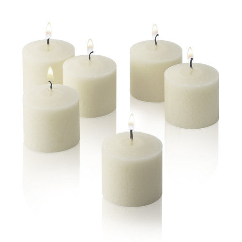 6x Scented Votive Candles - Fresh Linen