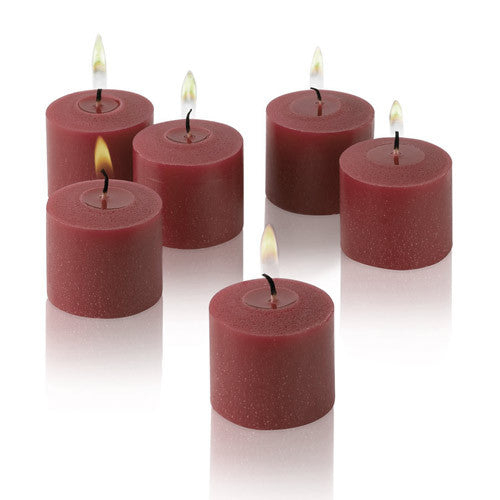 6x Scented Votive Candles - Cherry