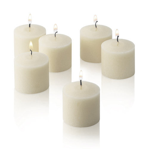 6x Scented Votive Candles - Coconut