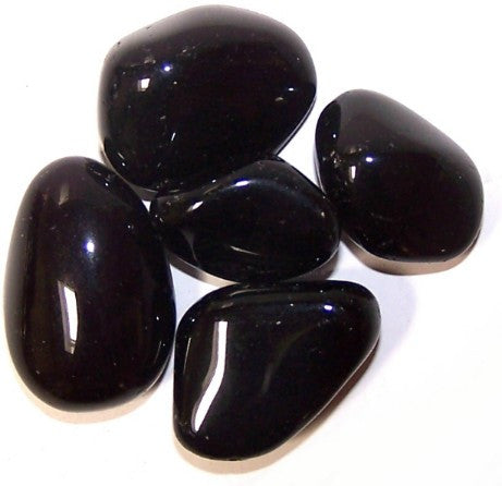 Obsidian Black Large Tumble Stones
