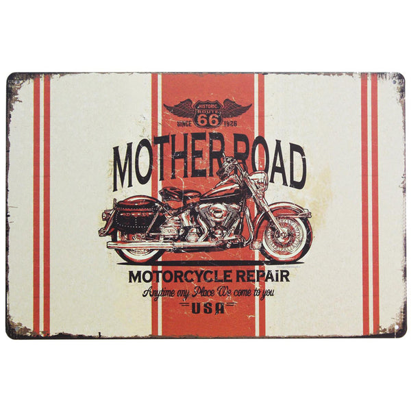 Metal Plaque - Mother Road 66