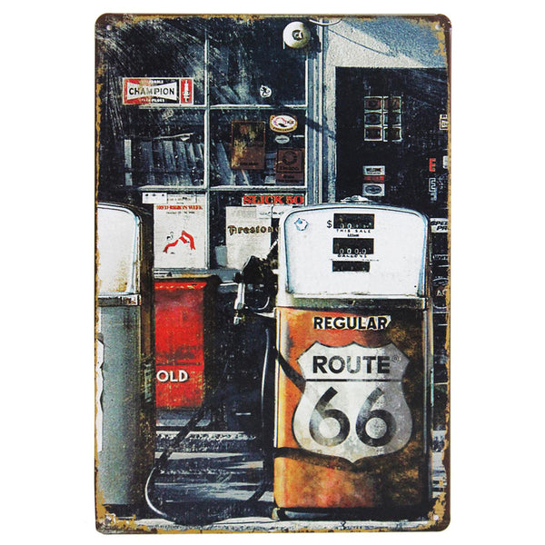 Metal Plaque - Route 66