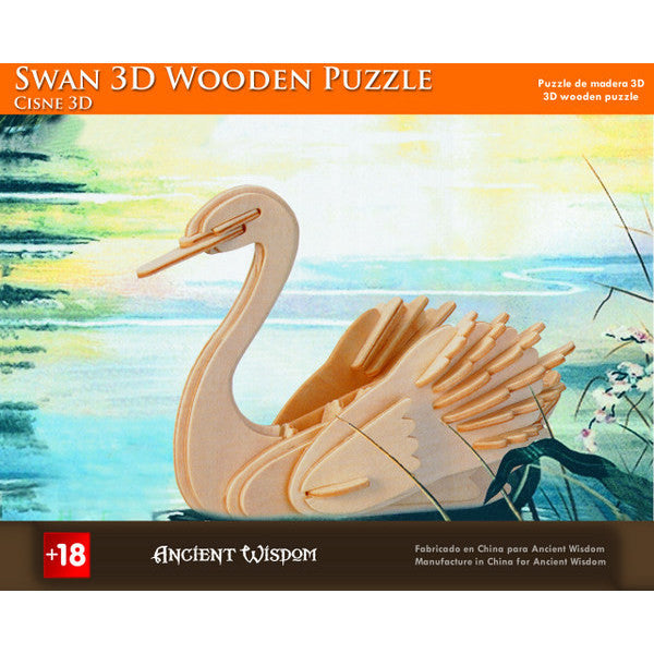 Swan - 3D Wooden Puzzle