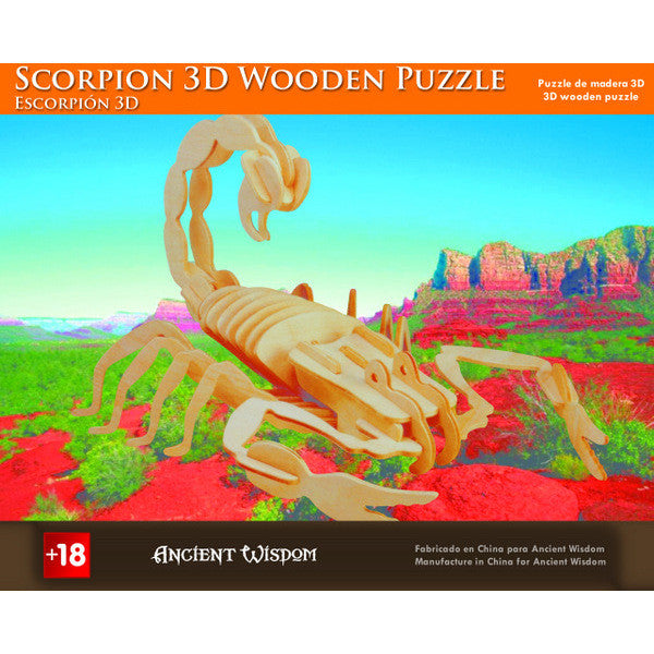 Scorpion - 3D Wooden Puzzle