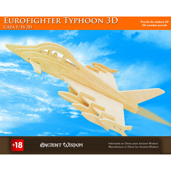 Euro Fighter Typhoon - 3D Wooden Puzzle