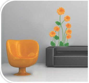Wall Decor - Orange Flowers