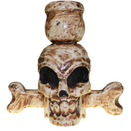 Skull & Bones Candle Holder